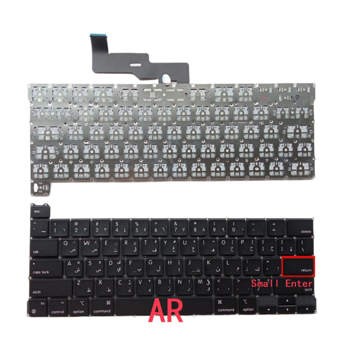 New US Russian Spanish UK Arab Laptop Keyboard For Apple Macbook Pro Retina 13" M1 A2338 Notebook PC Replacement MACBOOK laptop repair parts
