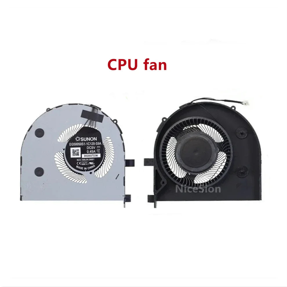 New Original For Laptop Lenovo ThinkPad X1 Extreme Gen3 P1 Gen3 CPU Cooling Fan GPU Fan FRU PN:5H40Y67588 5H40Y67590 Lenovo laptop repair parts