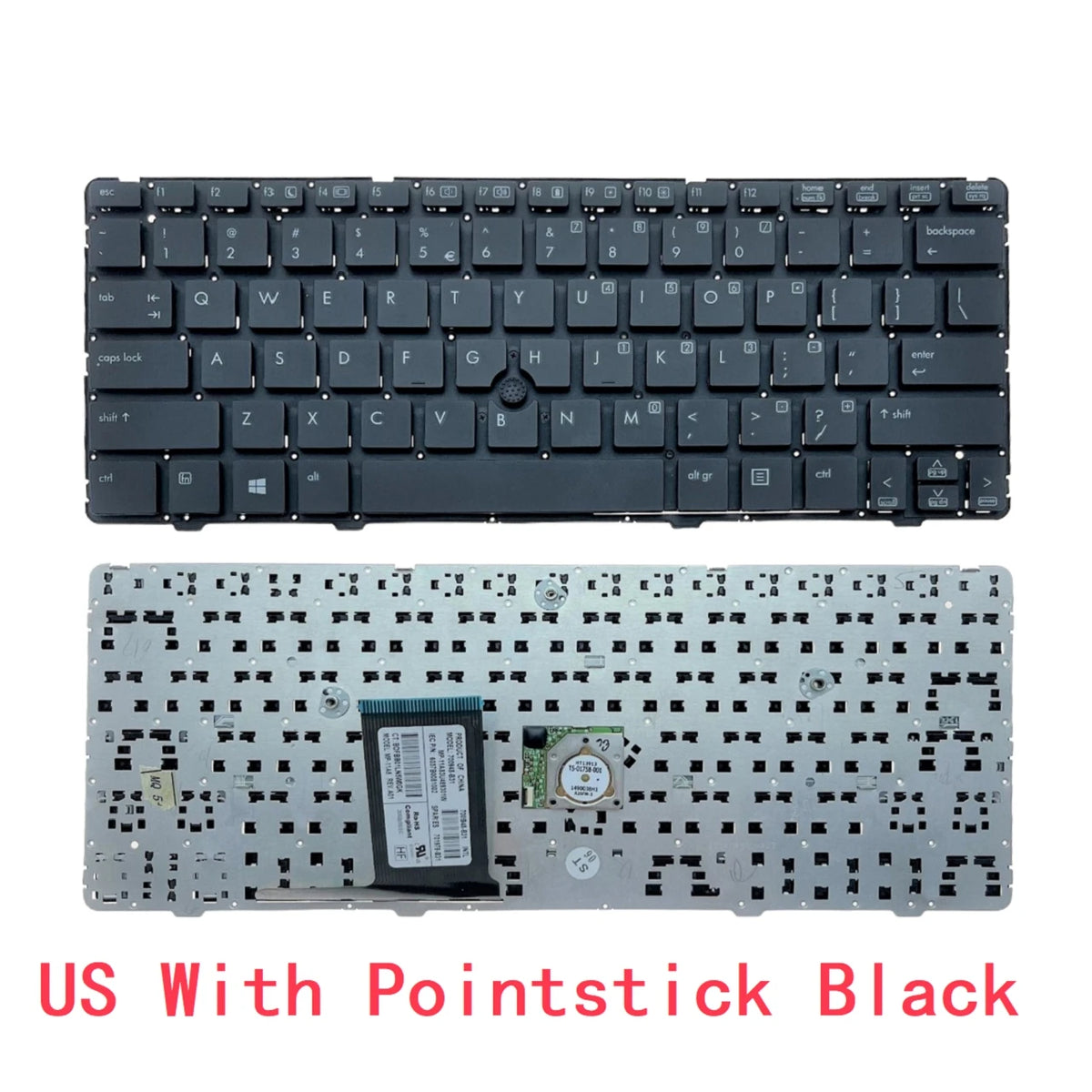 New US Russian Spanish Latin Brazil Laptop Keyboard For HP Elitebook 2560 2560P 2570 2570P 700948-B31  HP laptop repair parts