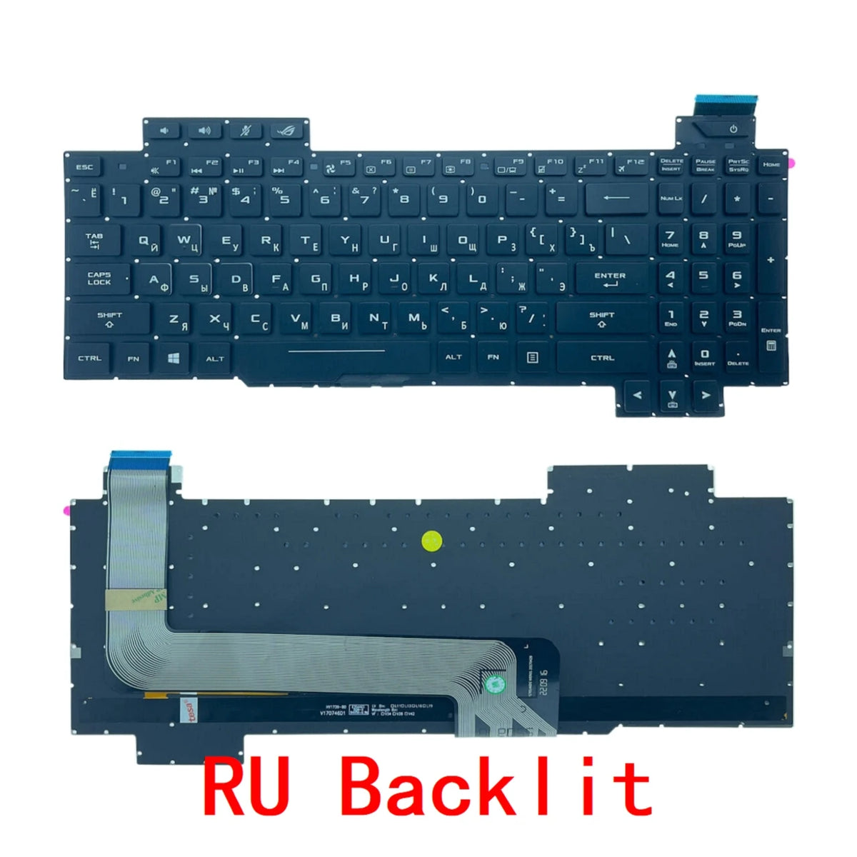 New US Russian Latin Backlit Keyboard For ASUS ROG Strix GL503 GL503VD GL503VM GL503GE GL503VS GL703 GL703VD GL703VM GL703GE ASUS laptop repair parts