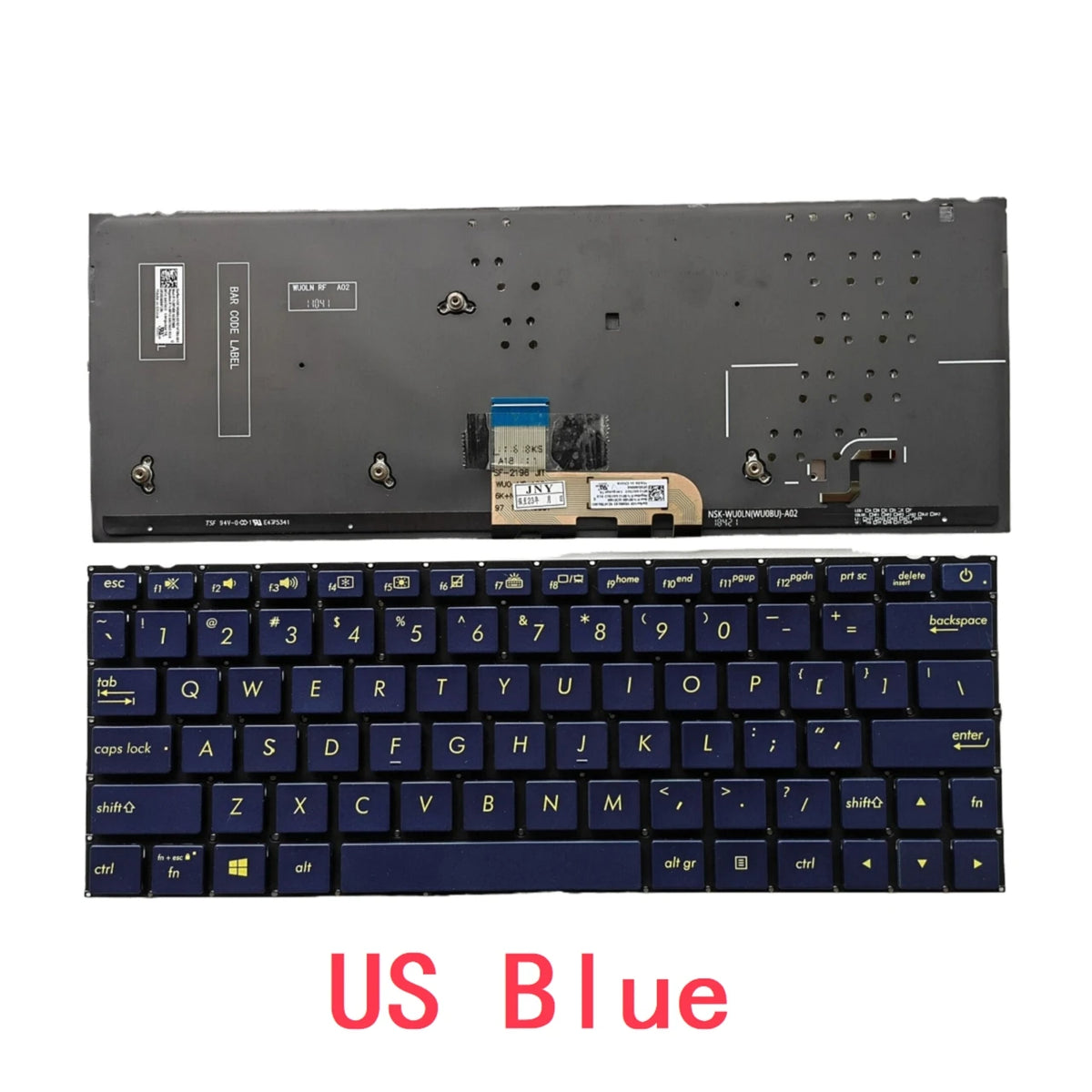 New US Laptop Backlit Keyboard For ASUS ZenBook UX333 UX333F UX333FA UX333FA-AB77 UX333FA-DH51 UX333FAC-XS77 UX333FN ASUS laptop repair parts