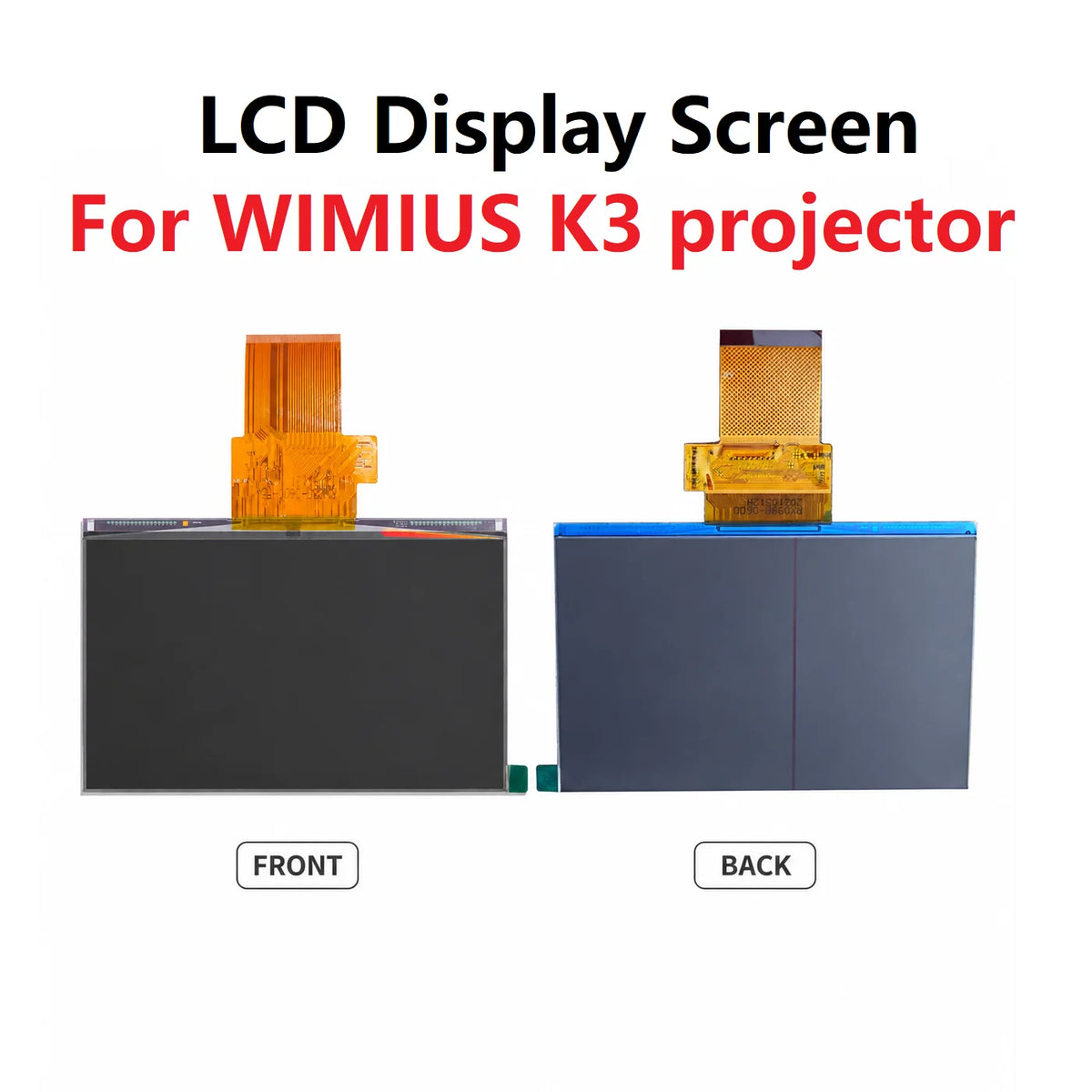 LCD Display For WIMIUS K3 projector 1920x1080 Screen Repair Other Brand tablet repair parts