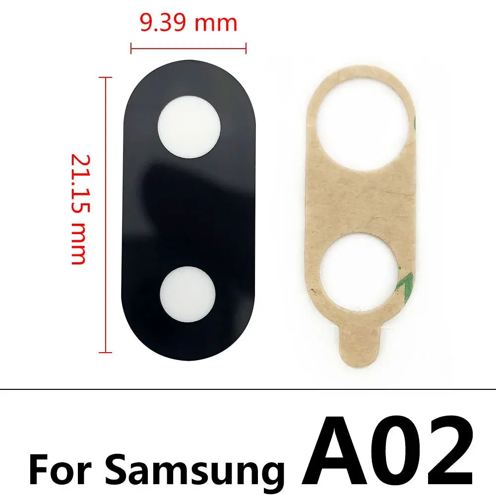 Back Rear Camera Glass Lens With Adhesive For Samsung A02 A02s A03 Core A03s A22 4G 5G A32 A52 A72 A33 A53 A73 Samsung phone repair parts