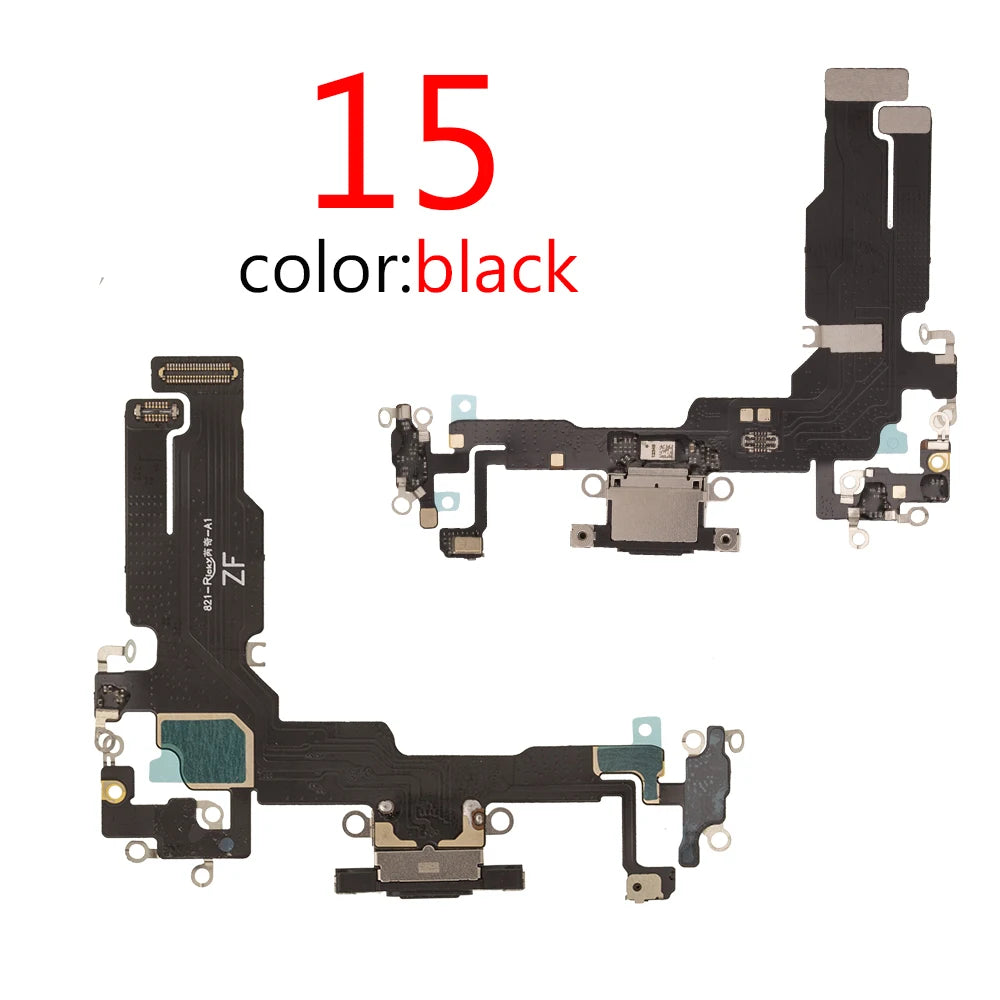 Charging Flex Cable for iPhone 15 Plus Pro Max USB Dock Connector Charger Port Replacement Parts iPhone phone repair parts