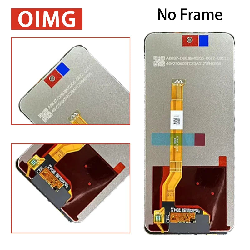 6.67" AAA+ for Realme C75 5G RMX3943 Lcd Display Touch Screen Digitizer Assembly for Realme C75 Display Replacement Oppo phone repair parts Realme phone repair parts