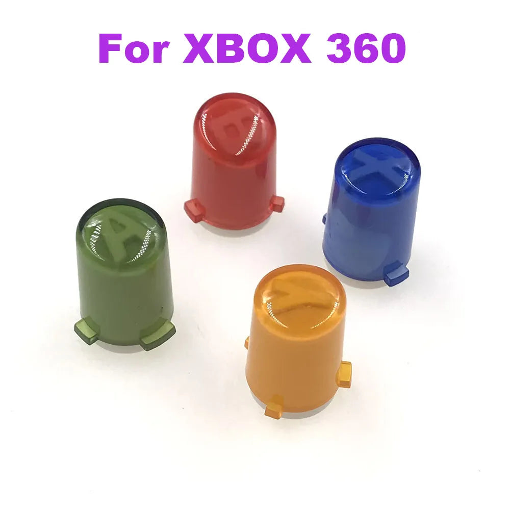 1-5Sets Plastic Buttons For Xbox 360 Controller  ABXY Button Caps Thumb Stick Joystick Cover Replacement Accessories Game console repair parts