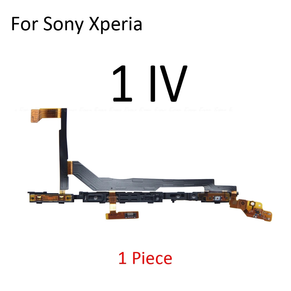 Switch Power ON OFF Key Mute Silent Volume Button Ribbon Flex Cable Parts For Sony Xperia 1 5 II III IV V VI Sony phone repair parts