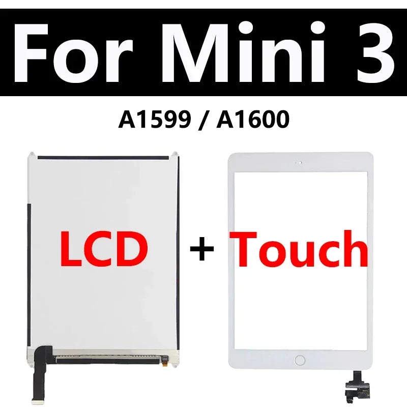 OEM Pantalla LCD Touch Screen For Apple iPad Mini 1 2 3 A1599 A1489 A1432 Assembly Digitizer Front Glass Display Replace  iPad repair parts