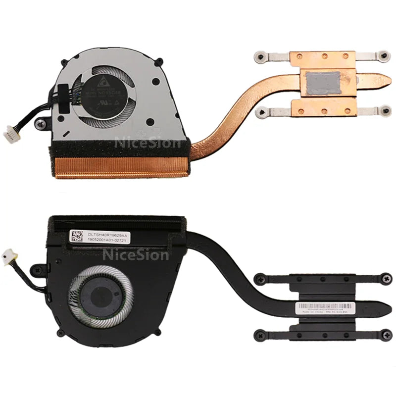 New Original For Laptop Lenovo ThinkPad S2 4th 2019 L390 YOGA CPU Cooling Fan Heatsink Radiator 02DL856 02DL857 Lenovo laptop repair parts