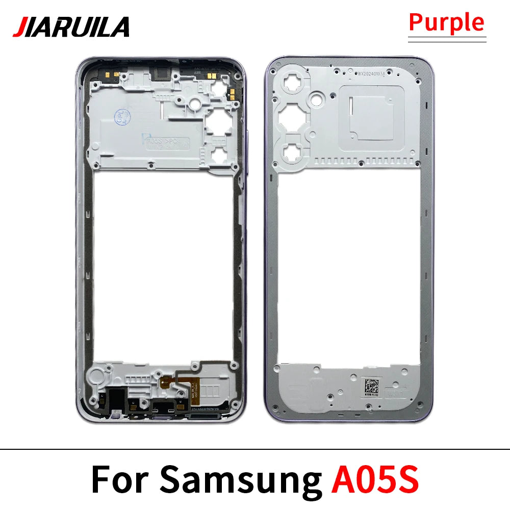 New For Samsung A15 4G A155F / A15 5G A156B / A05 / A05s / A25 5G Housing Middle Frame Bezel Middle Plate Cover Samsung phone repair parts