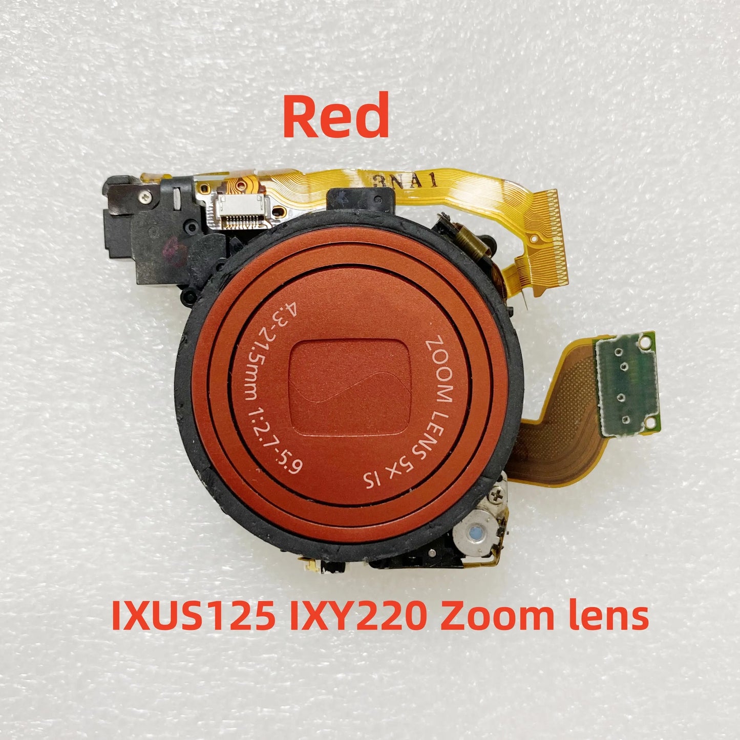 Original For Canon IXUS125 HS IXY220 Black Red Camera Zoom Lens Set With CCD Origianl Camera Repair Camera Digital Camera repair parts