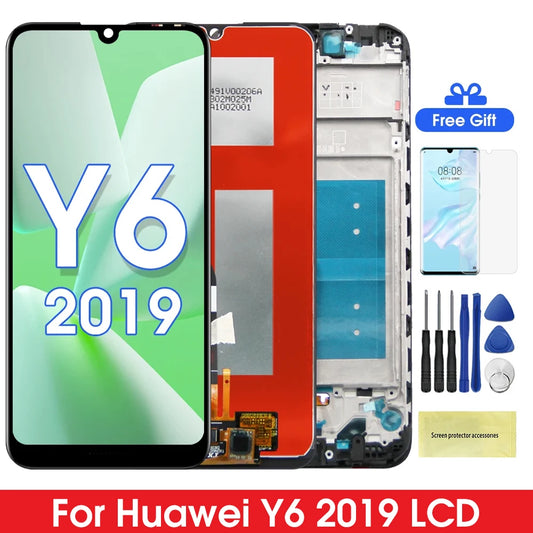 Y6 Prime 2019 LCD Display for Huawei Y6 2019 LCD Display With Touch Screen Digitizer Assembly for Huawei Y6 Pro 2019 MRD-LX1 HUAWEI phone repair parts