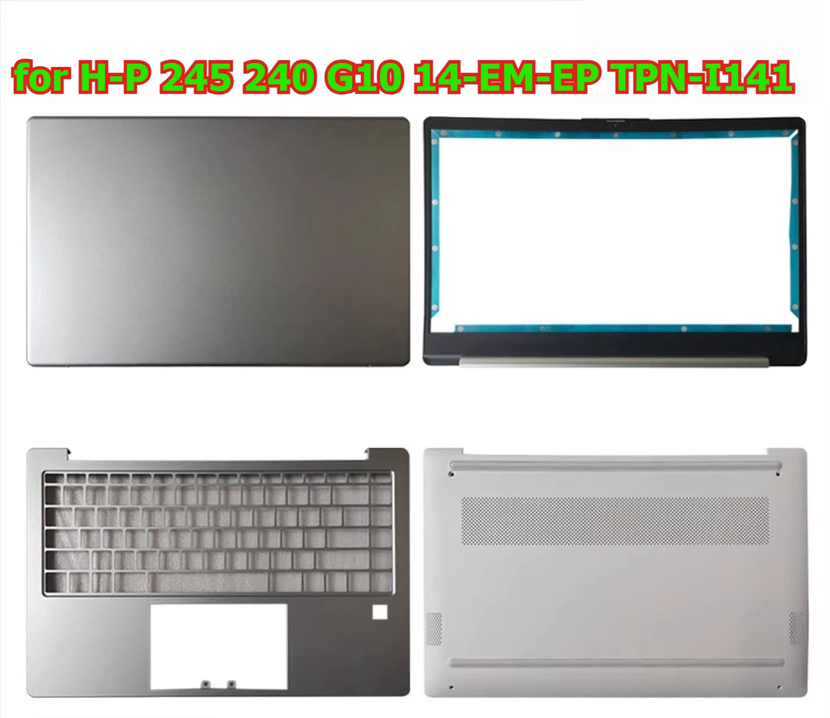 Cover case for HP 245 240 G10 14-EM-EP TPN-I141 lcd back housing upper topcase palrmrest keyboard bottom hinge toouchpad shell HP laptop repair parts
