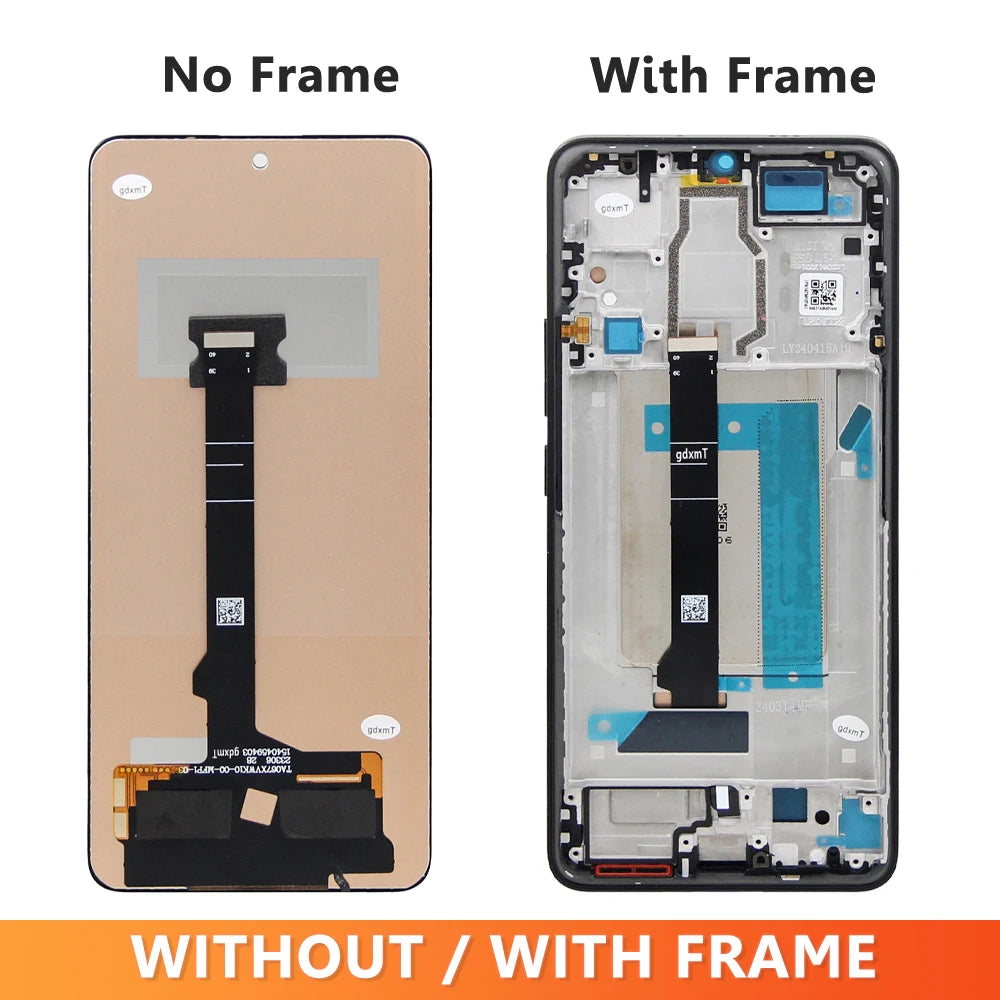 For Redmi Turbo3 Turbo 3 24069RA21C Pantalla LCD Display Screen Touch Digitizer Assembly For REDMI TURBO 3 Replacement Parts Redmi phone repair parts