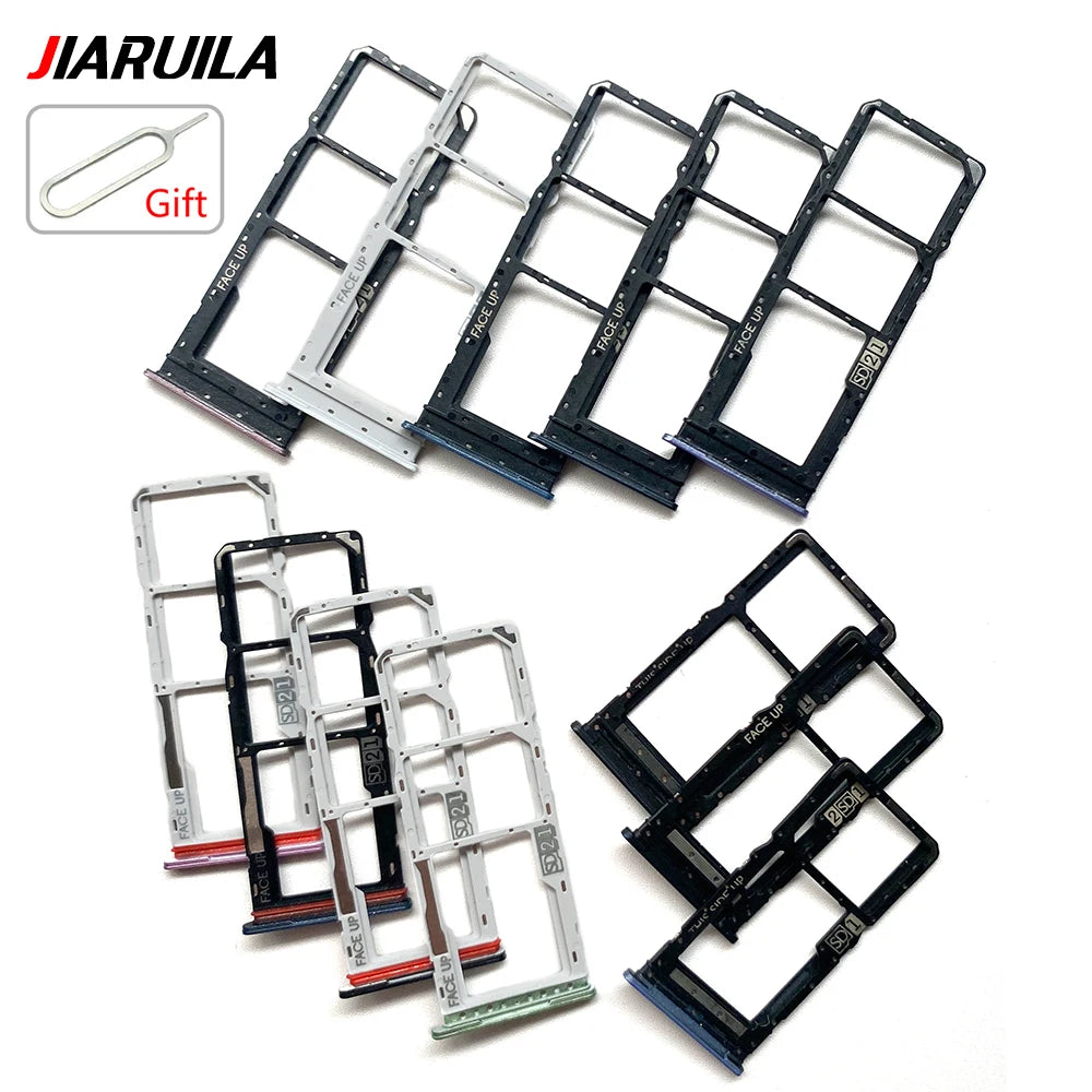 10Pcs/Lot, SIM Card Tray Slot Holder Adapter Accessories For Motorola Moto G13 G23 G53 G73 Motorola phone repair parts