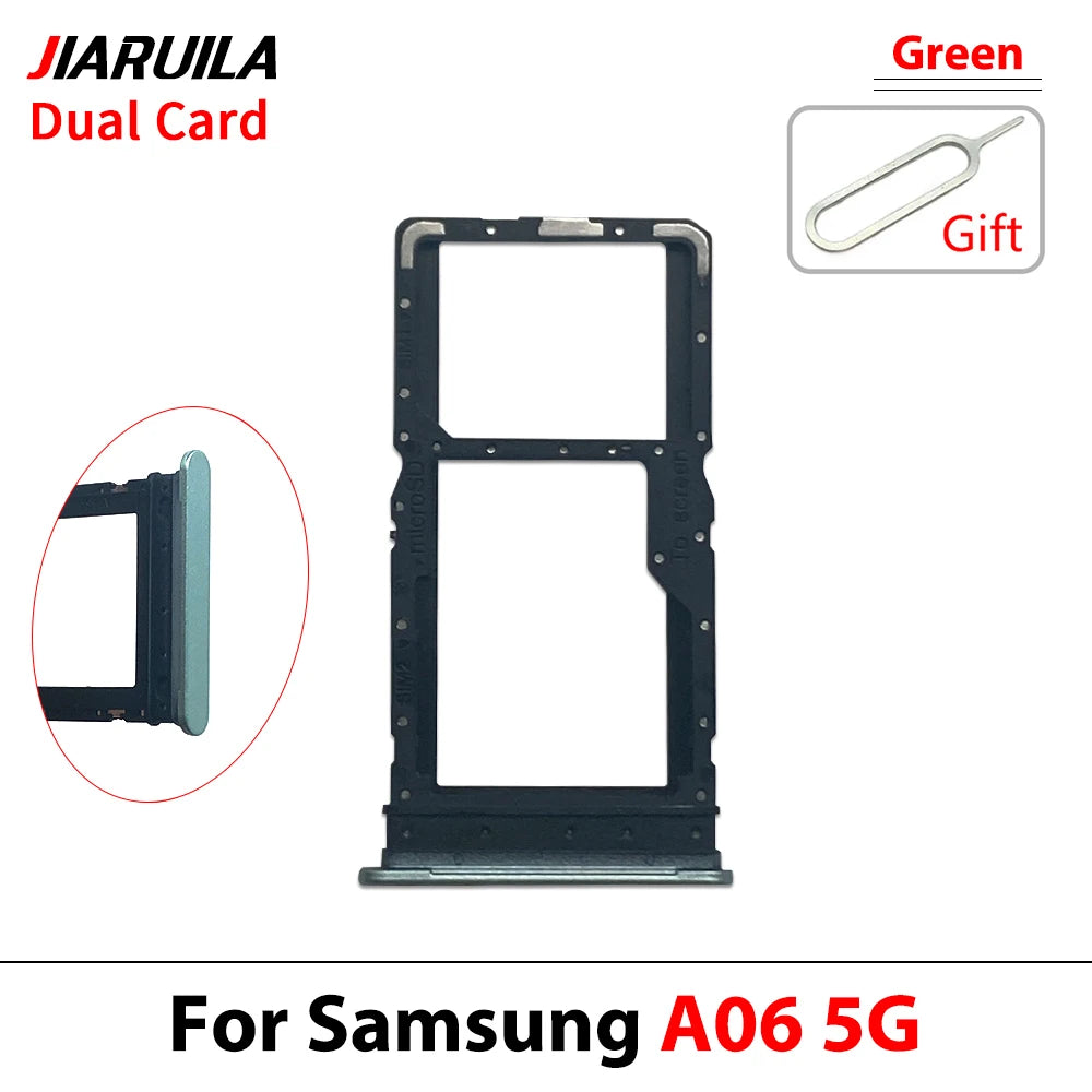New For Samsung A06 A16 4G 5G SIM Card Slot SD Card Tray Holder Adapter Repair Parts Samsung phone repair parts