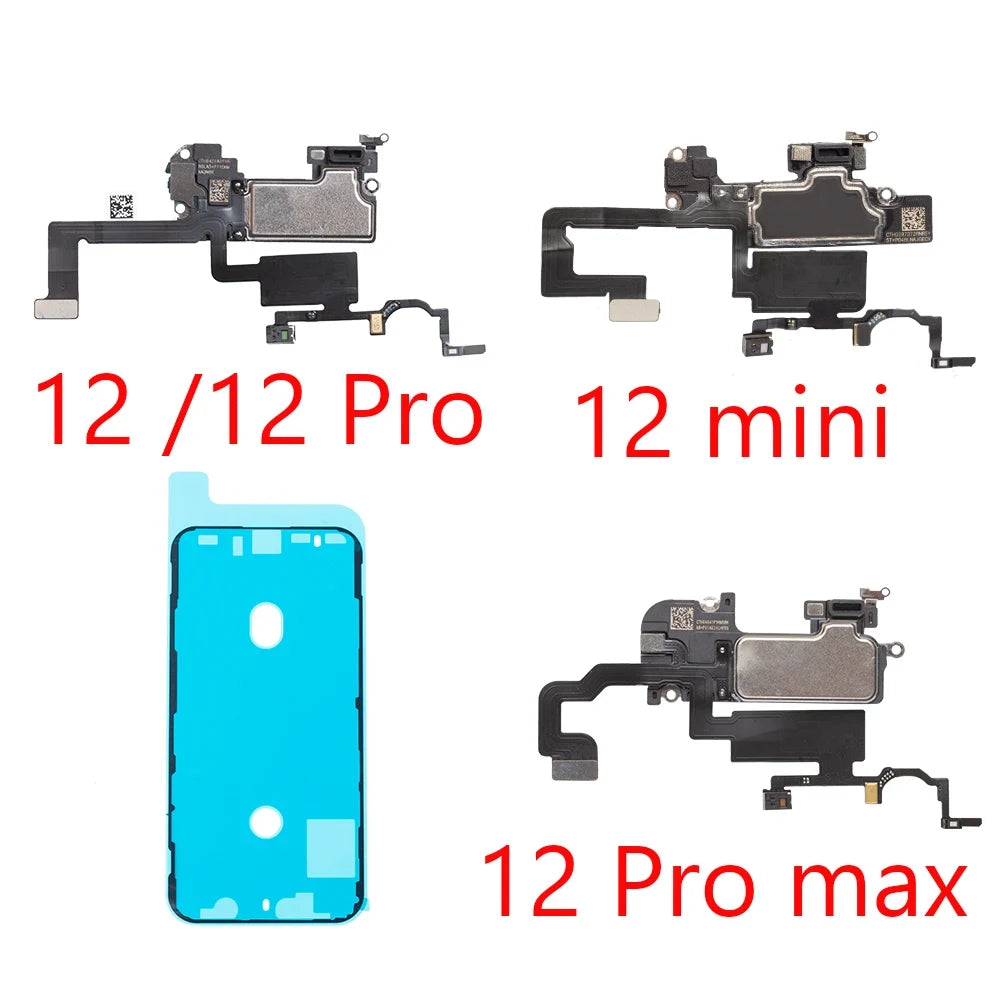 Front Earpiece Flex For iPhone 12 Pro Max  mini Sensor Proximity Small Earphone Ear Speaker Flex Cable iPhone phone repair parts