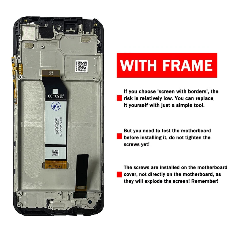 6.5 inch For Xiaomi Poco M3 Pro LCD Display Touch Screen Digitizer For Poco M3 Pro 5G M2103K19PG M2103K19PI Screen With Frame Xiaomi phone repair parts