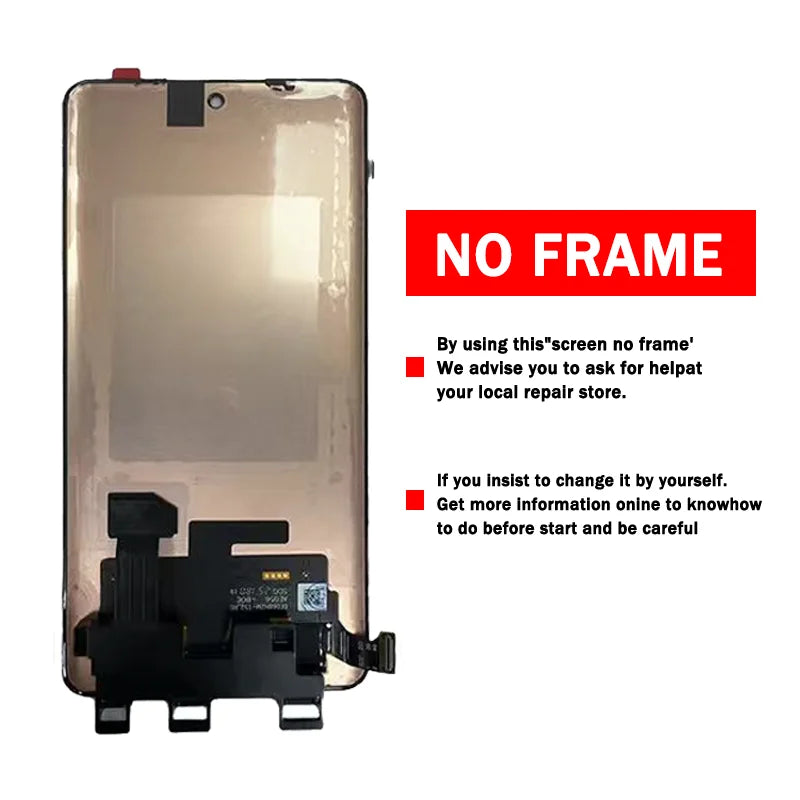 6.8''AMOLED 144Hz for Realme15 Pro Display Screen For Realme 15 Pro Lcd RMX5101 Display Screen Touch Digitizer Assembly  Oppo phone repair parts