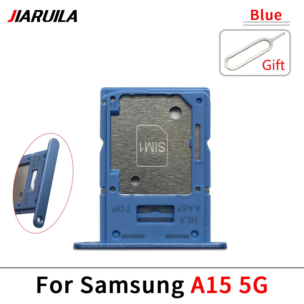 New For Samsung A15 A25 A35 A55 4G 5G SIM Card Slot SD Card Tray Holder Adapter Repair Parts Samsung phone repair parts