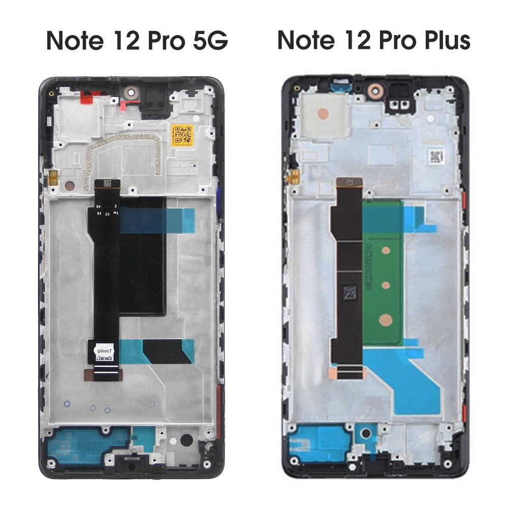 Screen for Xiaomi Redmi Note 12 Pro+ / 12 Pro Plus Lcd Display Touch Screen Digitizer with Frame for Xiaomi Redmi Note 12 Pro 5G Xiaomi phone repair parts