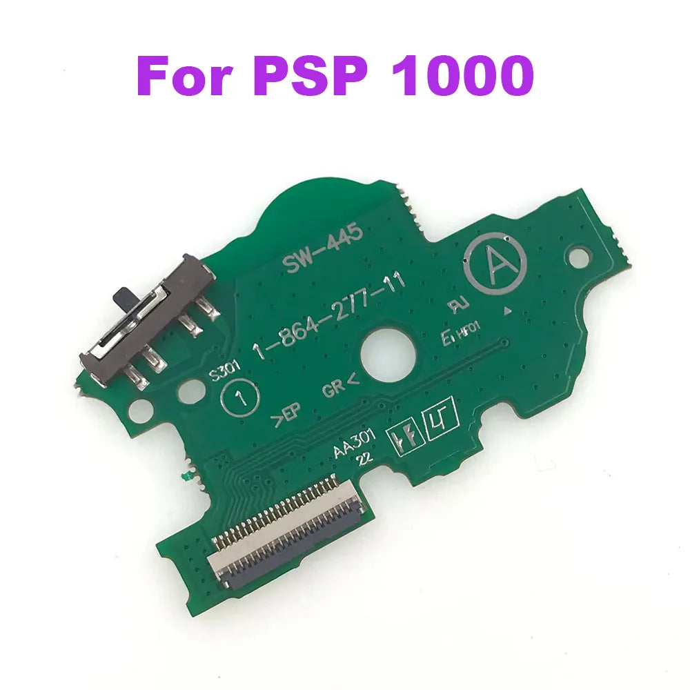 1-5PCS For PSP1000 PSP2000 PSP3000 PCB Power On Off Switch Board Built-in Sliding Switch Start Keys Replacement ﻿ Game console repair parts