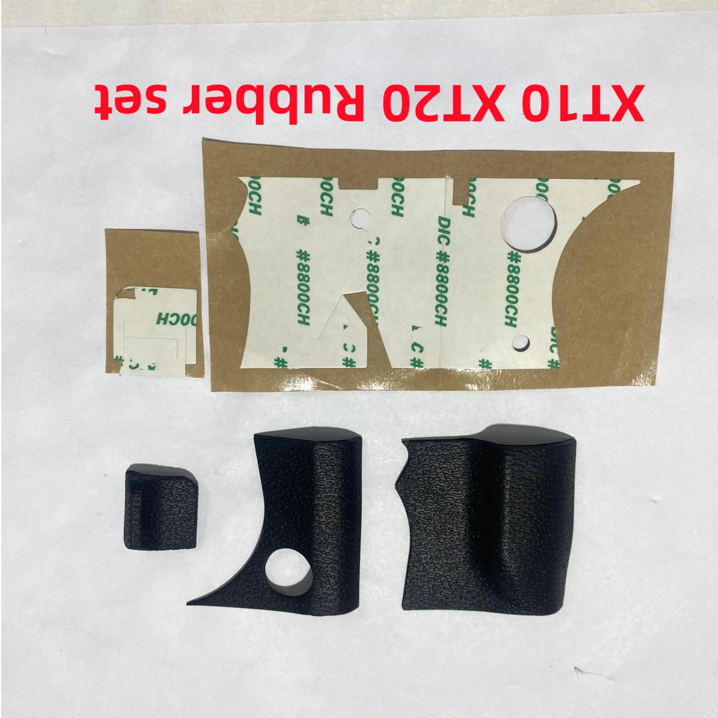 New Camera Body Rubber Set for Fuji Fujifilm XT10 X-T10 XT20 X-T20 Hands Grip Thumb Side Cover Rubber Repair Parts  Digital Camera repair parts