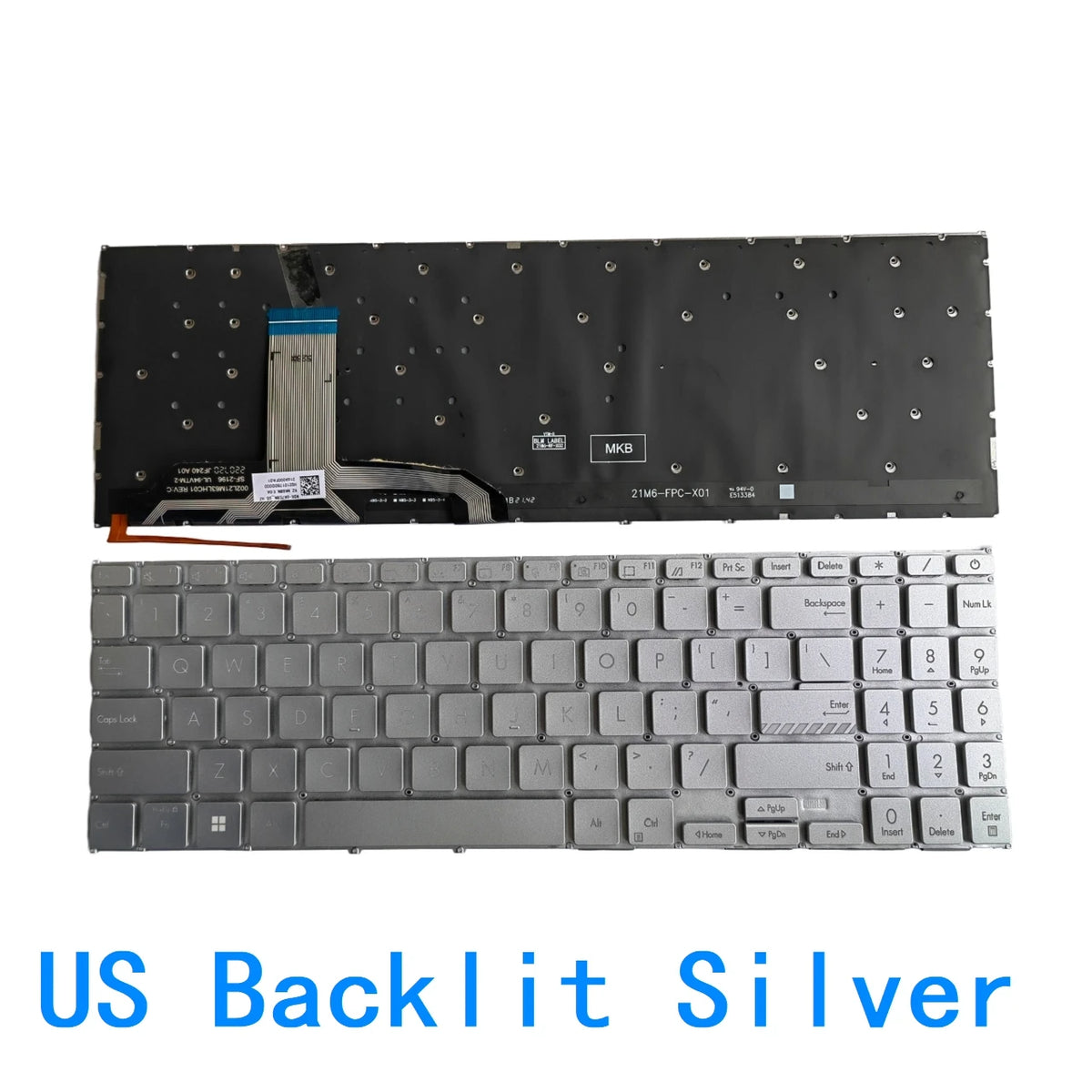 New US Russian Brazil Language  Backlit Keyboard For ASUS X1503 X1502 X1603 M1503 M1603 X1605V Notebook PC Replacement Keyboard ASUS laptop repair parts