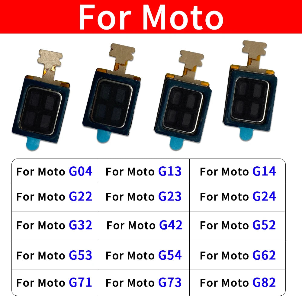 Earpiece Speaker For Moto G04 G13 G14 G22 G23 G24 G32 G42 G52 G53 G54 G62 G71 G73 G82 Earphone Repair Parts Motorola phone repair parts