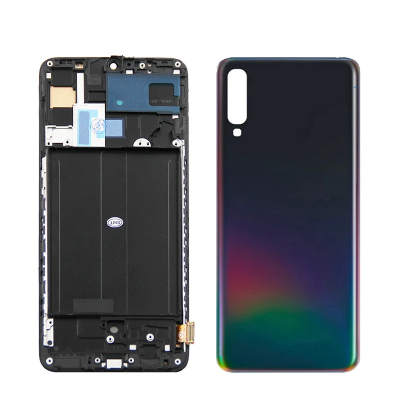 A70 SM-A705F A705FN/DS Display Screen With Frame For Samsung Galaxy A70 LCD Display Touch Screen Digitizer Assembly Replacement Samsung phone repair parts