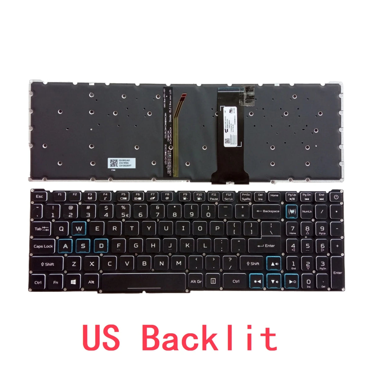 US RU SP BR RGB Keyboard For Acer Nitro 5 AN517-51 AN515-43 AN515-54 AN515-55 7 AN715-51 AN715-52 PH315-52 PH315-54 Acer laptop repair parts
