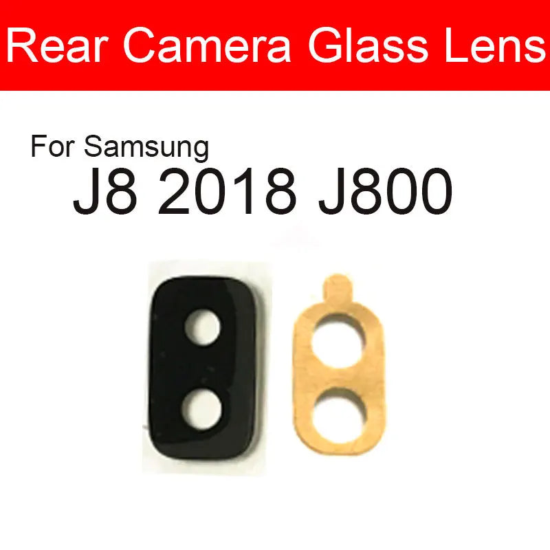 Main Camera Glass For Samsung Galaxy J1 J2 J3 J5 J7 Pro 2015 2016 2017 2018 J337 J310 J330 J510 J530 J710 J730 +Adhesive Sticker Sony phone repair parts