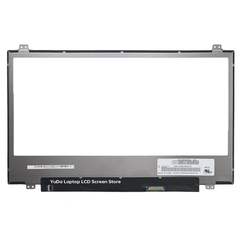 14" Laptop LCD Screen NV140FHM N62 N140HCE EN1 N140HCE-EN1 NV140FHM-N62 Display Matrix Panel Replacement 1920x1080 eDP 30 Pins Laptop screen replacement