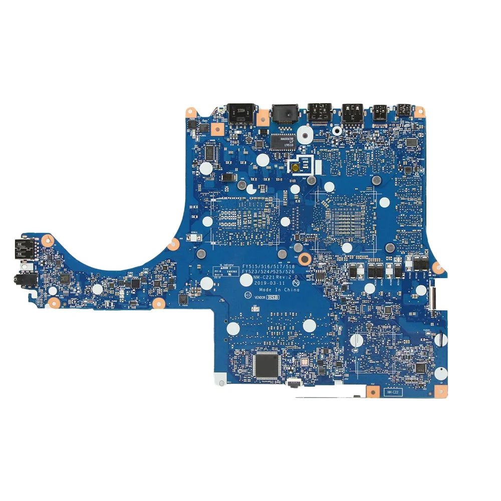 laptop motherboard For Lenovo Legion Y545  Y540-15IHR  Y7000-2019 NM-C221 with CPU I5-9300H I7-9750H GPU GTX1660Ti / RTX2060 6GB Lenovo laptop repair parts