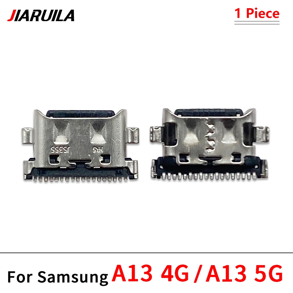 100Pcs,  Micro USB Connector Charging Port Jack Plug For Samsung A14 A04 A04s A04E A24 A34 A54 A05 A05s A13 A23 A33 A53 4G 5G Samsung phone repair parts