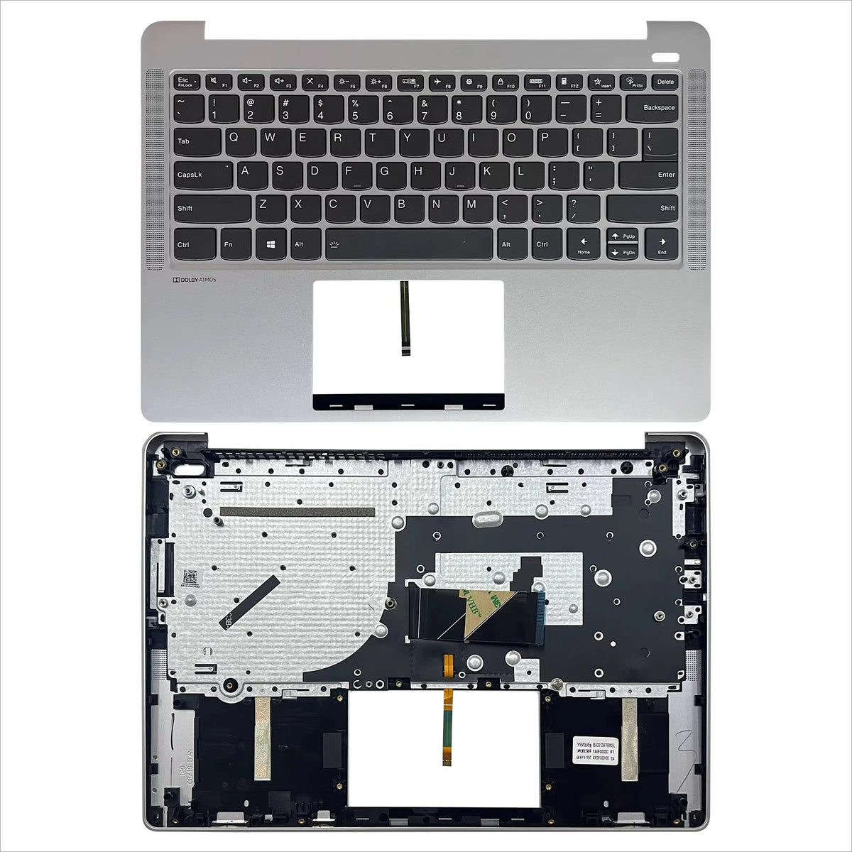 Upper case keyboard for Lenovo Xiaoxin Air 14 + ACN ITL 2021 IdeaPad 5 Pro-14ITL6 C topcase palmrest cover touchpad 5CB1C04881 Lenovo laptop repair parts
