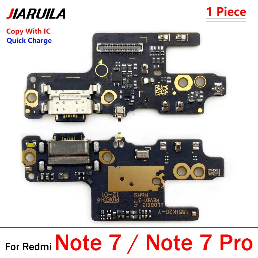 USB Charger Charging Board Dock Port Connector Flex Cable For Xiaomi Redmi Note 7 8 8T 9S 9 9T 10 10s Pro 4G 5G  Xiaomi  Xiao mi phone repair parts