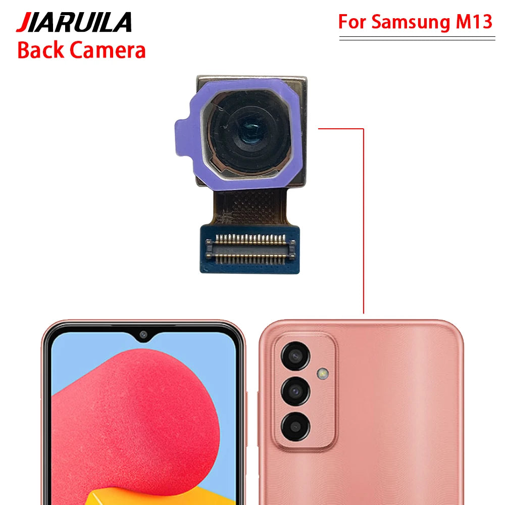 For Samsung M30 M13 M23 M53 M31 M32 M62 4G 5G Front Camera Flex With Back Rear Camera Module Flex Cable Samsung phone repair parts