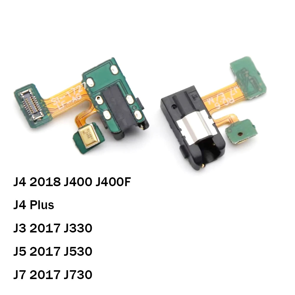 Earphone Headphone Audio Jack Micophone Flex Cable For Samsung J4 J6 J8 A6 2018 Plus J600 J400 J810 A600 J3 J5 J7 2017 J530 J730 Samsung phone repair parts