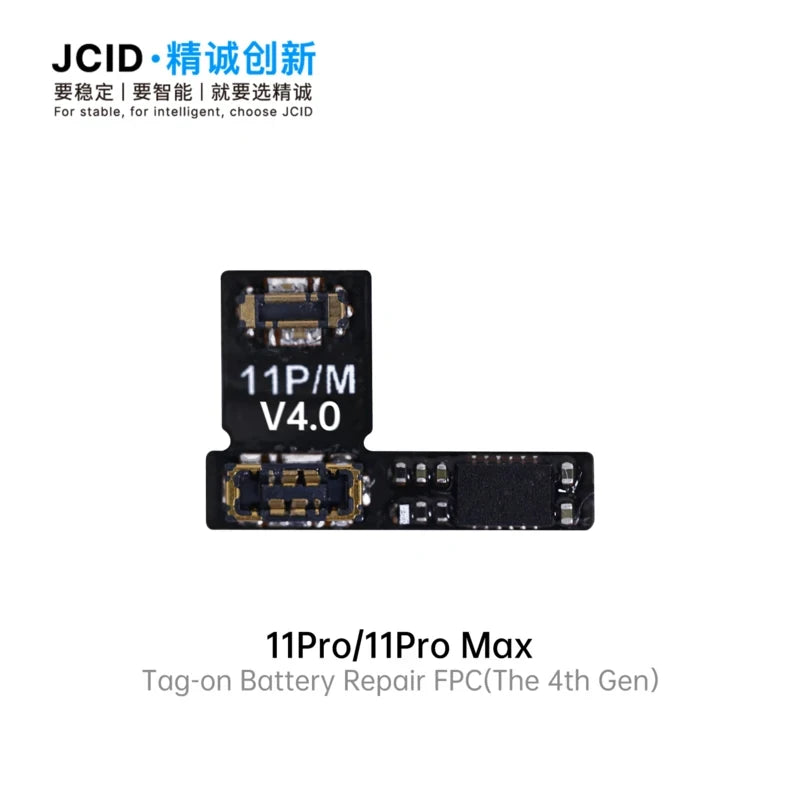 JCID 4th Gen Battery Repair Flex Tag On For iPhone 11 12 13 14 15 Plus Pro Max Mini Remove Warning Battery External Cable Tools Professional Repair Tools