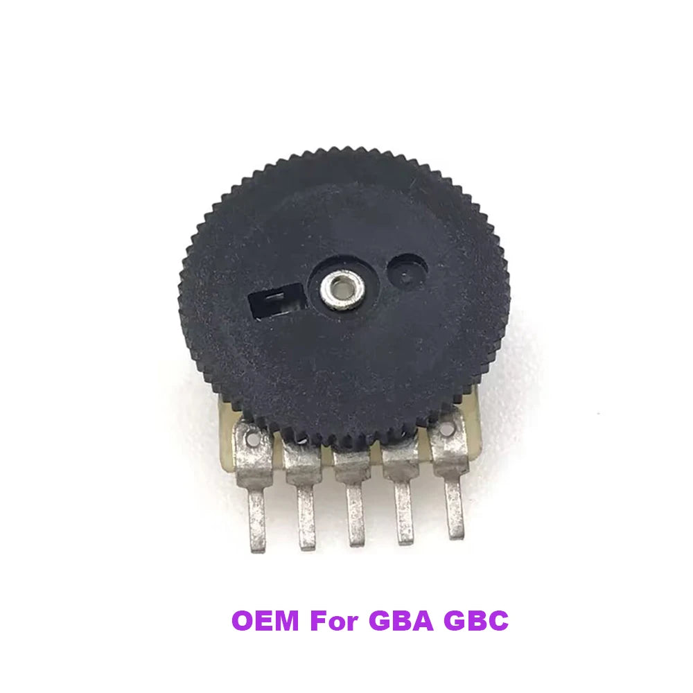 1-5pcs Original LCD Contrast Adjustment Knob, Volume Knob, Switch For Gameboy GBP GBL GBC GBA Motherboard Potentiometer Game console repair parts