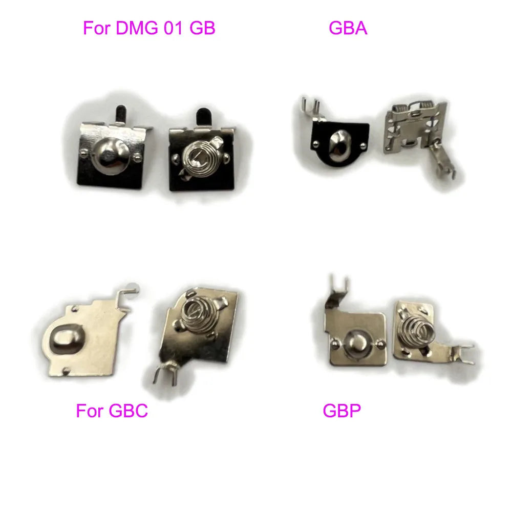For Gameboy Color Pocket Advance PCB Motherboard Battery Terminals Spring Contacts For GB GBA GBC DMG-01 Game console repair parts