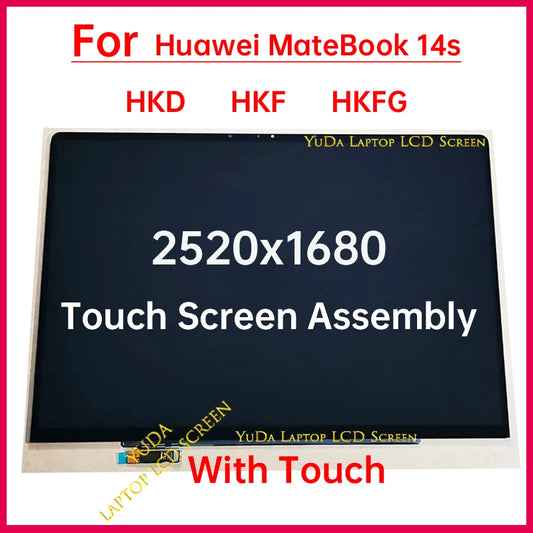 14.2 Inch Touch Screen For Huawei MateBook 14s HKD-W76 W56 HKFG HKF-16 HKF-32 HKF-X LCD Display Digitizer Assembly Replacement HUAWEI laptop repair parts