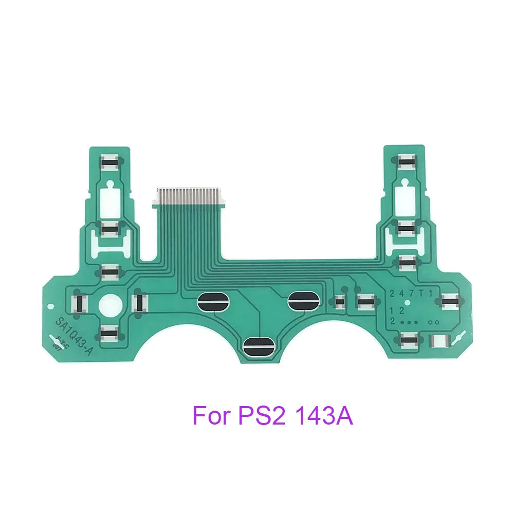 1-20set For PS2 PS3 PS4 Pro Slim JDS 030 040 050 Controller Conductive Film Keypad Flex Cable For PS5 Circuit Board Game console repair parts