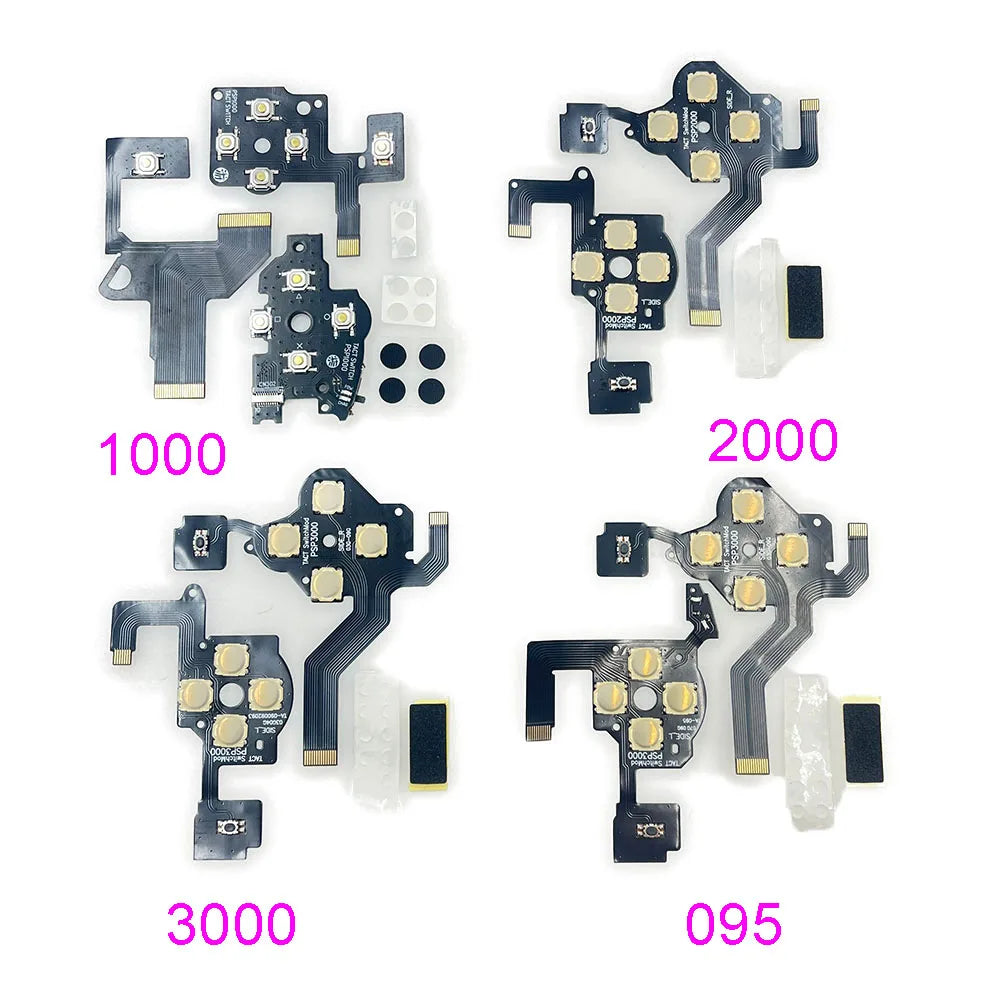 1-5sets For PSP 1000 2000 3000 L R Left Right Volume Button PCB Keypad Ribbon Replacement For PSP 1000 2000 PSP3000 Flex Cable Game console repair parts