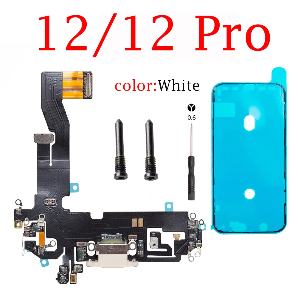 Charging Flex Cable for iPhone 11 12 mini 13 14 Pro max Dock Connector USB Charger Port Ribbon iPhone phone repair parts