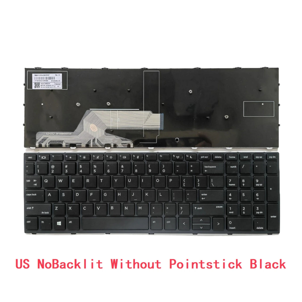 New US Russian Spanish Laptop Backlit Keyboard For HP Probook 450 G5 / 455 G5 / 470 G5 / 650 G4 / 650 G5 X8CA  HP laptop repair parts