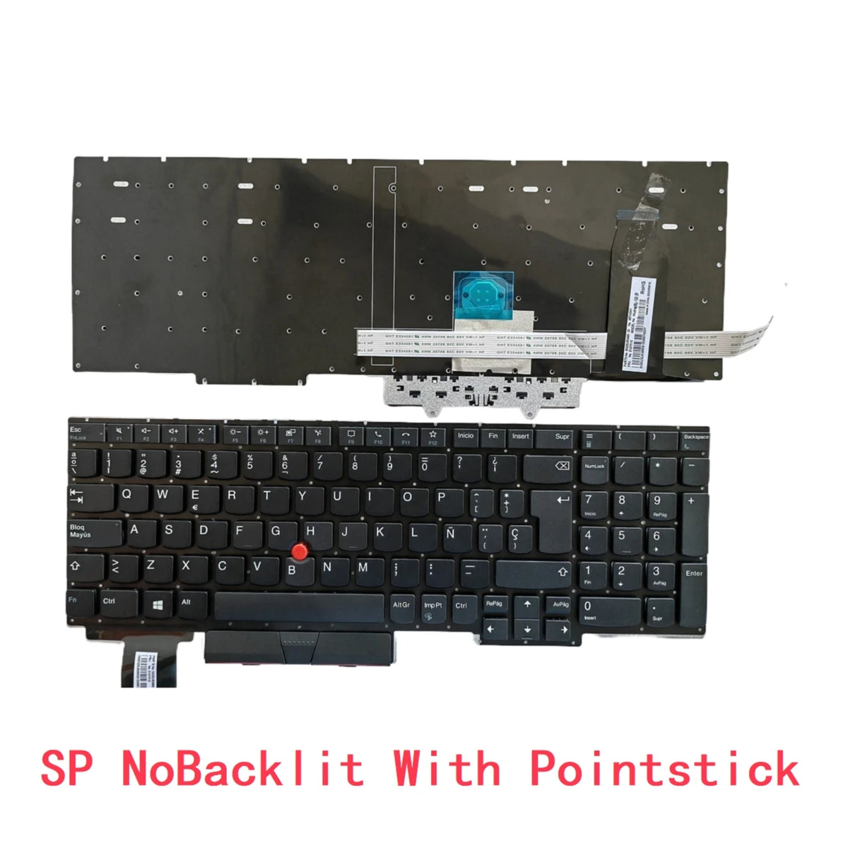 New US Spanish Latin Laptop Backlit Keyboard For Lenovo Thinkpad E15 Gen2 Notebook PC Replacement Lenovo laptop repair parts