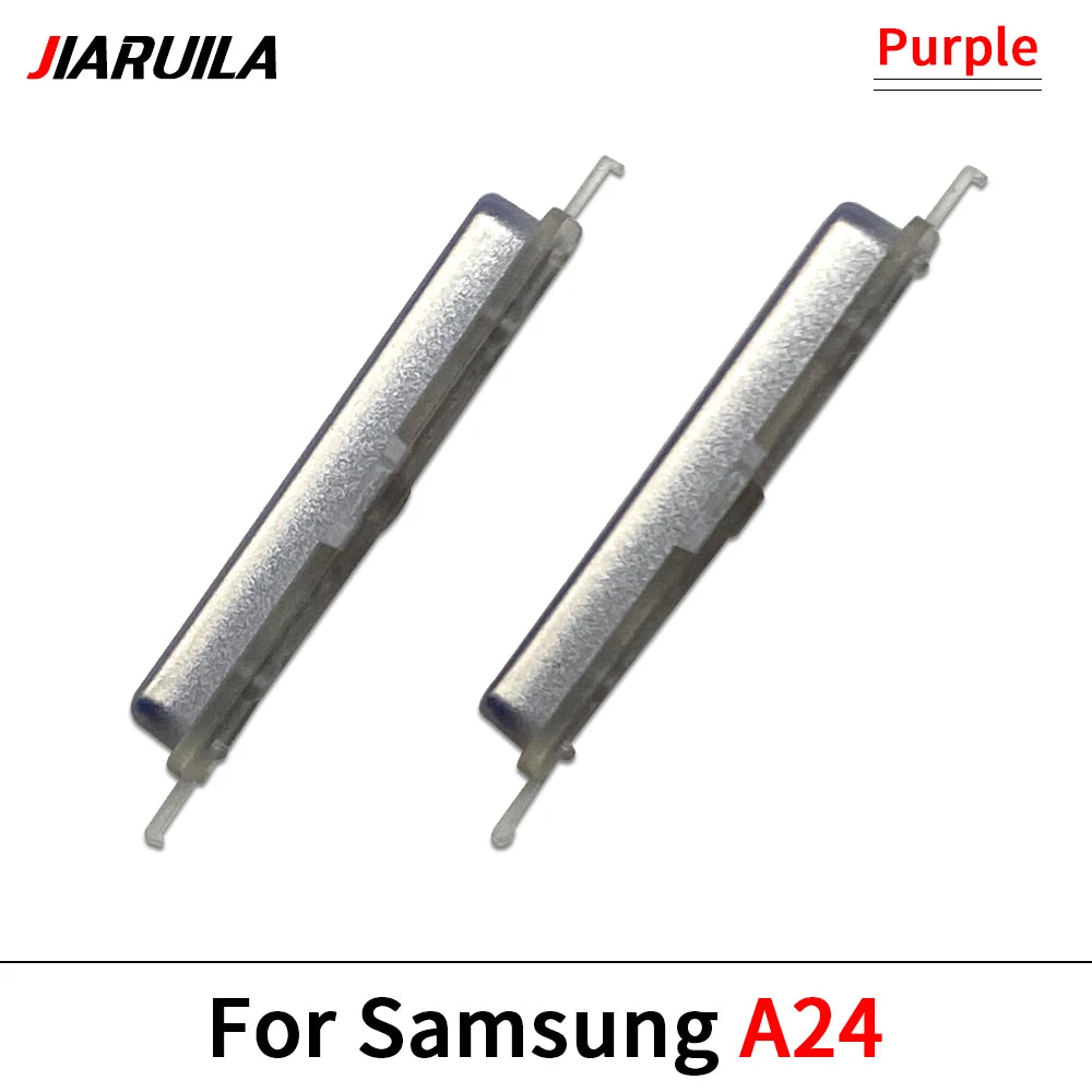 New For Samsung A14 A24 A34 A54 4G 5G Side Key Power and Volume Buttons Button Replacement Parts Samsung phone repair parts