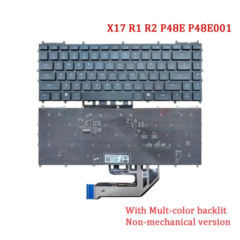 NEW ORIGINAL Laptop Keyboard For DELL Alienware X14 X15 X17 R1 R2 M15 R5 R6 R7 P111F P48E Dell laptop repair parts